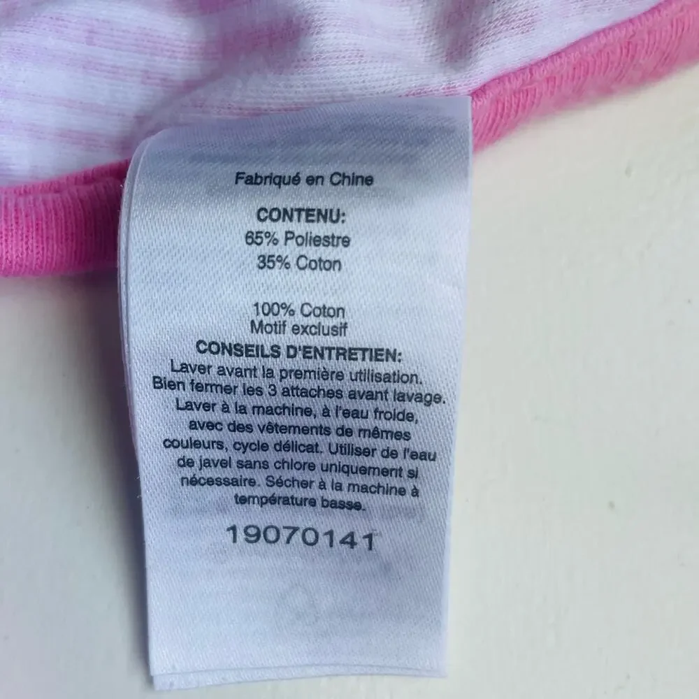 SwaddleMe Natural Position 2-in 1 Swaddle Easy Change Zipper Pink 7-14 lbs